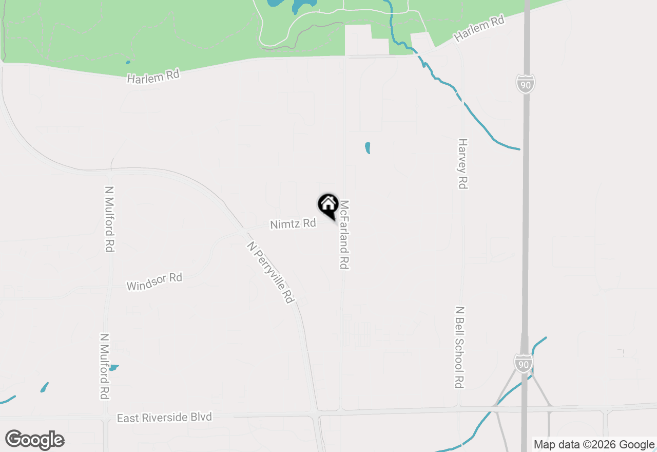 Map of 6928 Tupelo Road, Loves Park, IL 61111