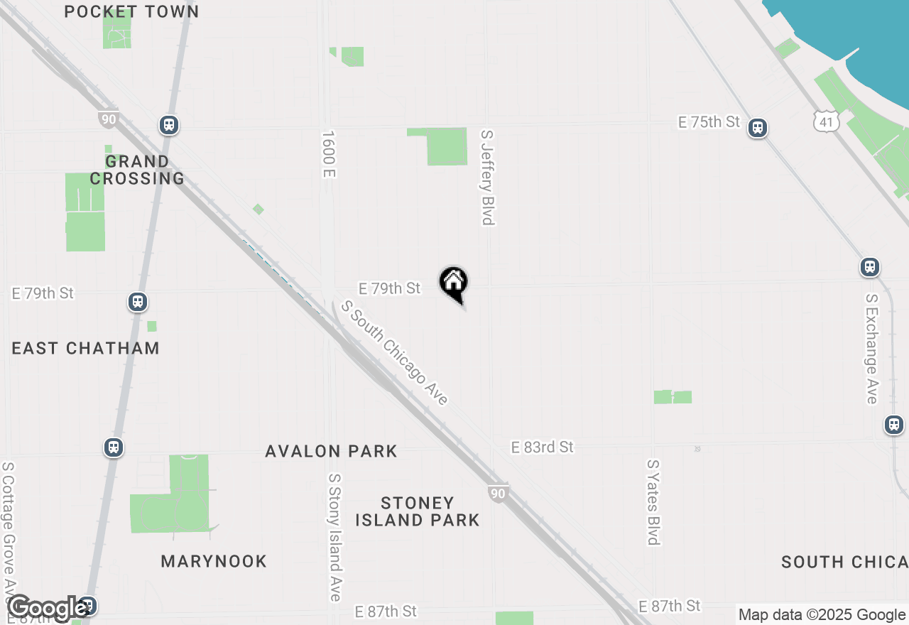 Map of 7939 S Bennett Avenue, Chicago, IL 60617