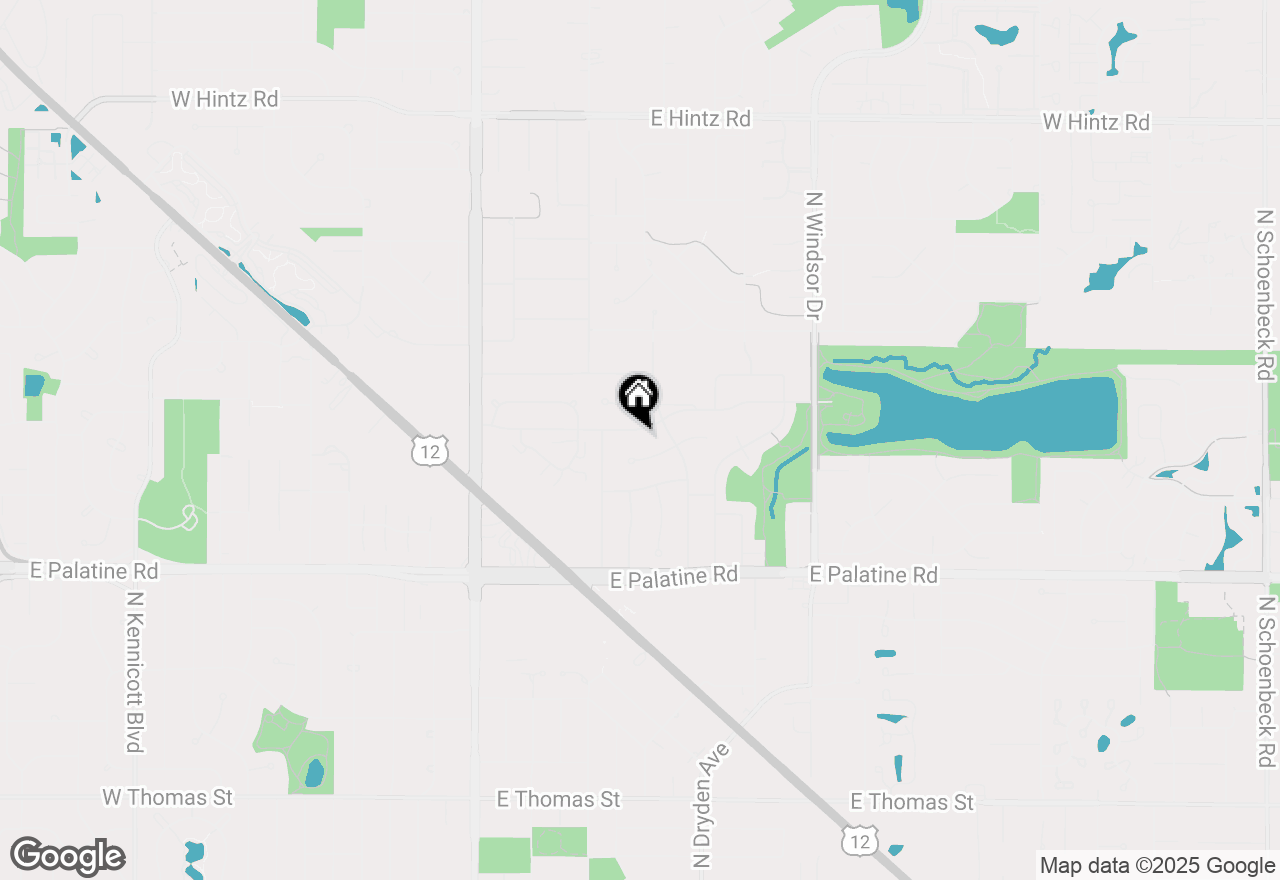 Map of 715 E Valley Lane, Arlington Heights, IL 60004