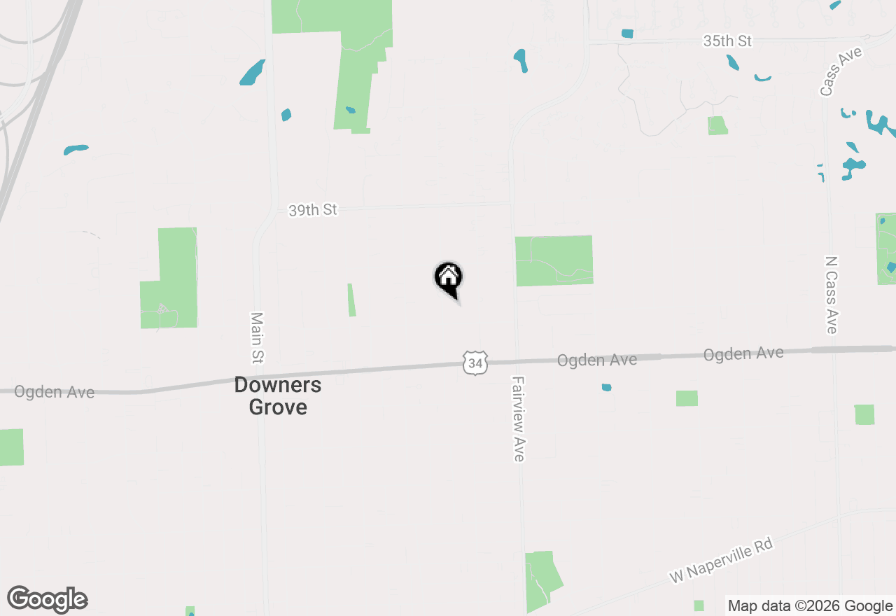 Map of 4079 Sterling Road, Downers Grove, IL 60515