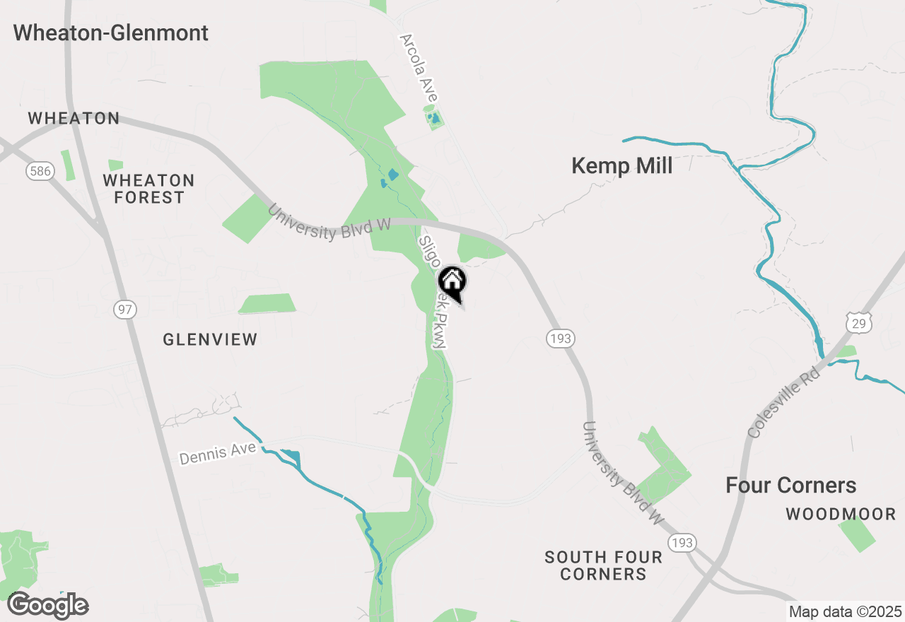 Map of 10720 Tenbrook Drive, Silver Spring, MD 20901