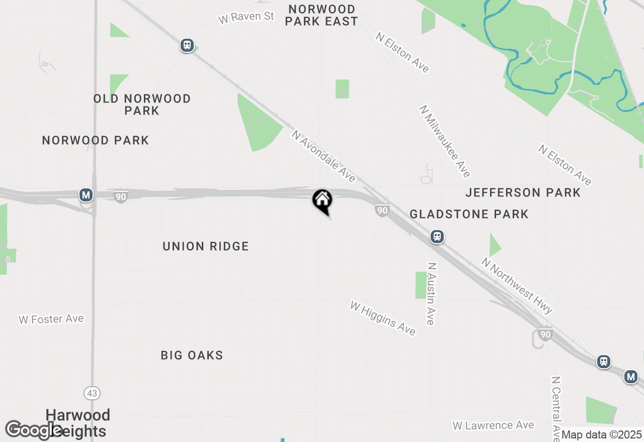 Map of 5447 N Nagle Avenue, Chicago, IL 60630