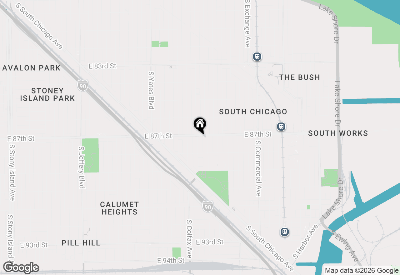 Map of 8705 S Saginaw Avenue, Chicago, IL 60617