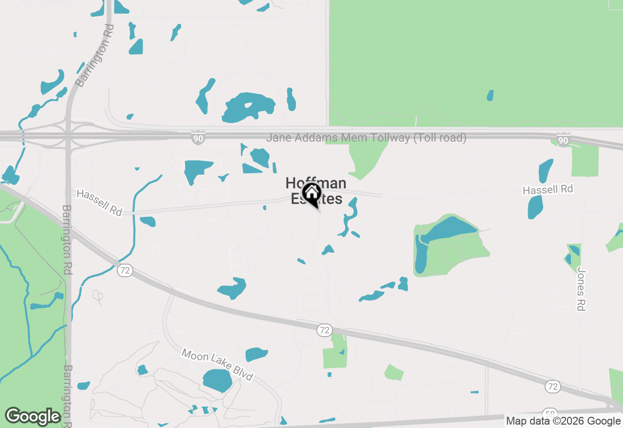 Map of 1938 Huntington Boulevard, Hoffman Estates, IL 60169