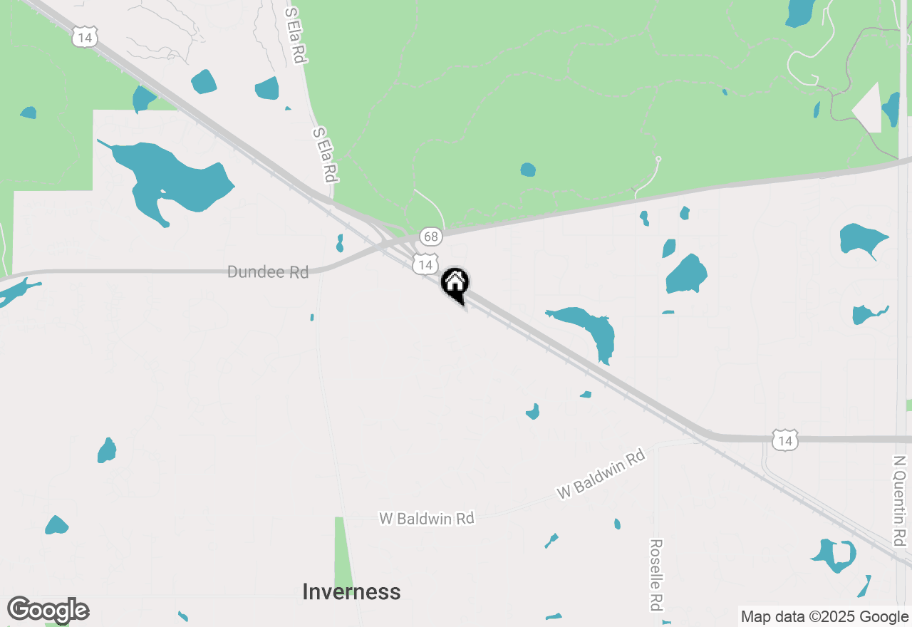 Map of 1884 Tweed Road, Inverness, IL 60067