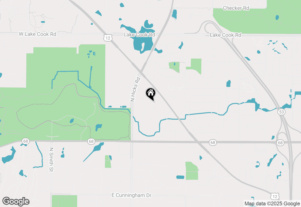 Map of 508 Spruce Drive #2A, Palatine, IL 60074