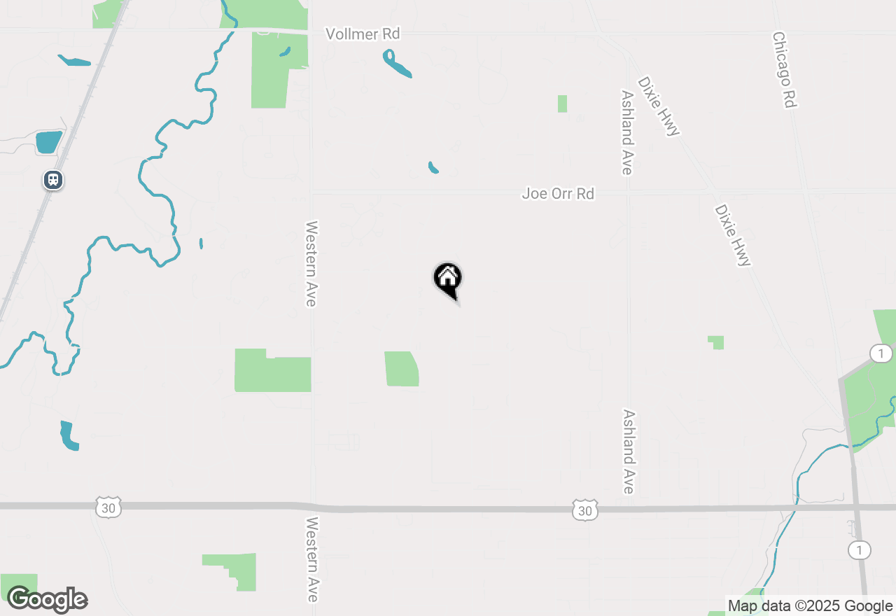 Map of 823 Bradoc Street, Chicago Heights, IL 60411