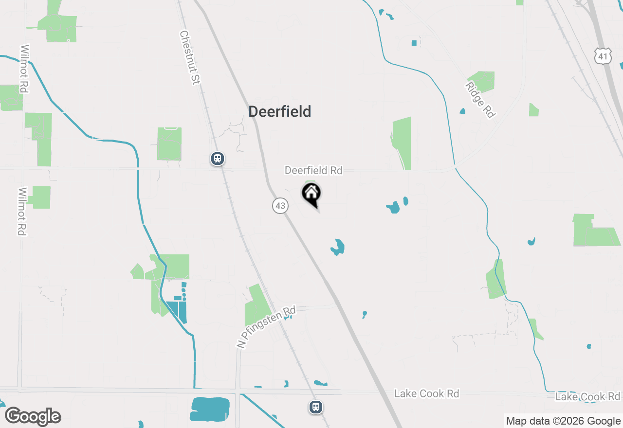 Map of 534 Hermitage Drive, Deerfield, IL 60015