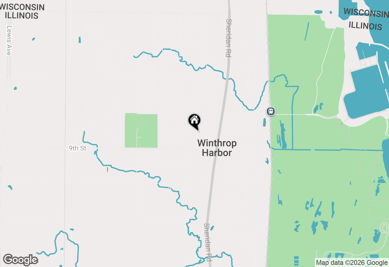 Map of 802 Kirkwood Avenue, Winthrop Harbor, IL 60096