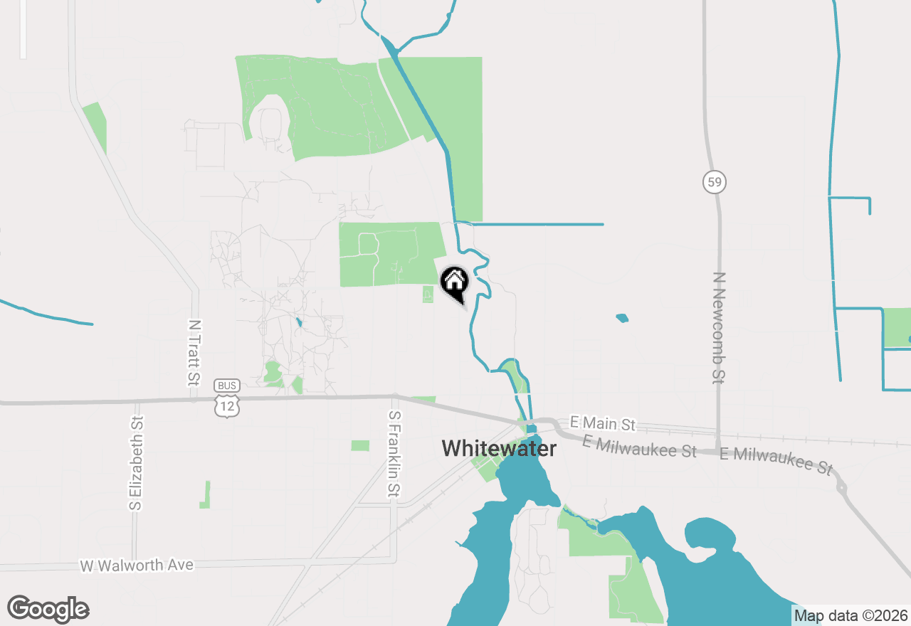 Map of 258 N Fremont Street, Whitewater, WI 53190