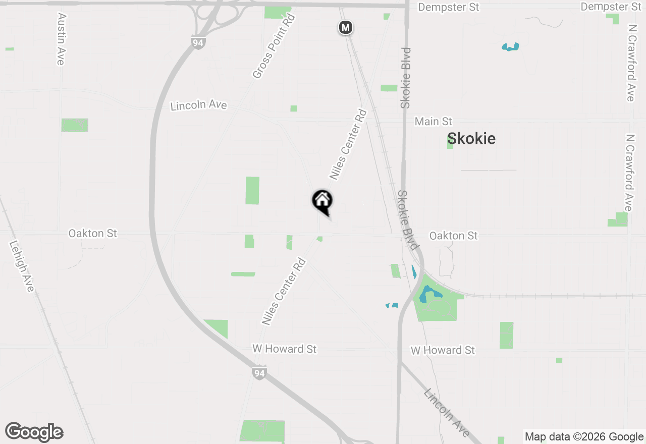 Map of 5041 Warren Street, Skokie, IL 60077