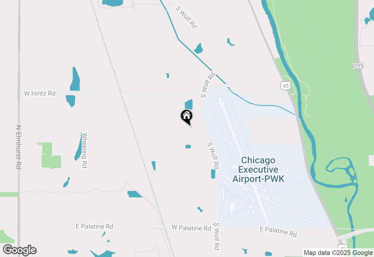 Map of 105 Debra Lane, Wheeling, IL 60090