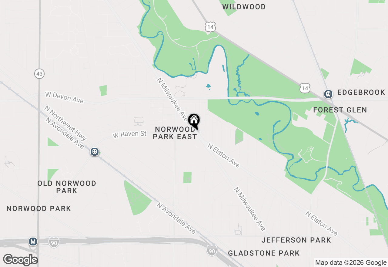 Map of 6200 N Milwaukee Avenue #2, Chicago, IL 60646