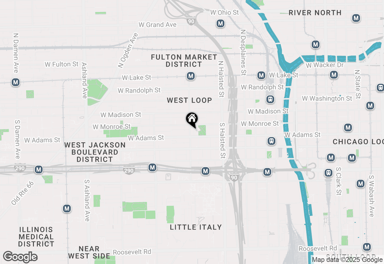 Map of 111 S Morgan Street #603, Chicago, IL 60607