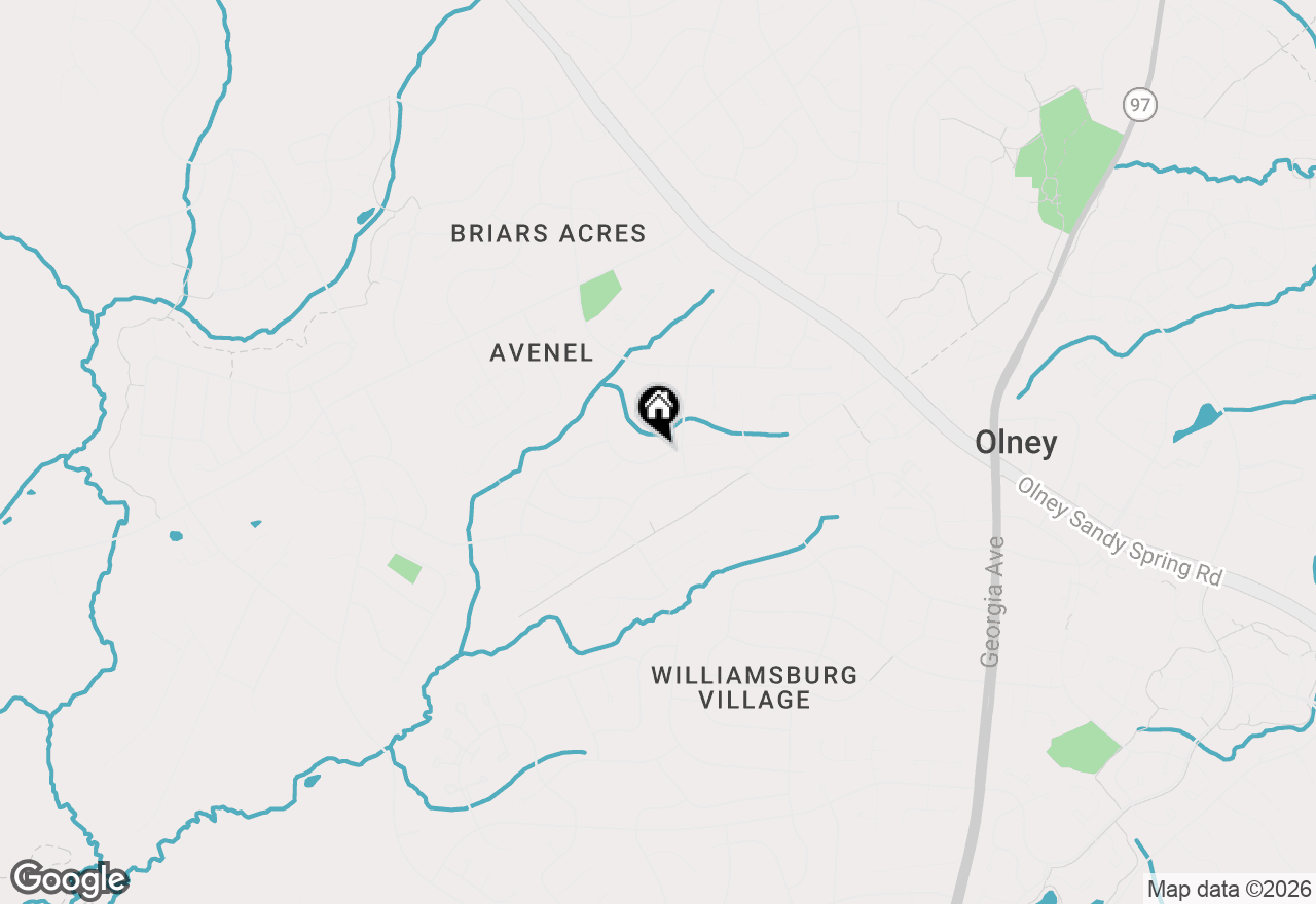 Map of 4009 Shallow Brook Lane, Olney, MD 20832