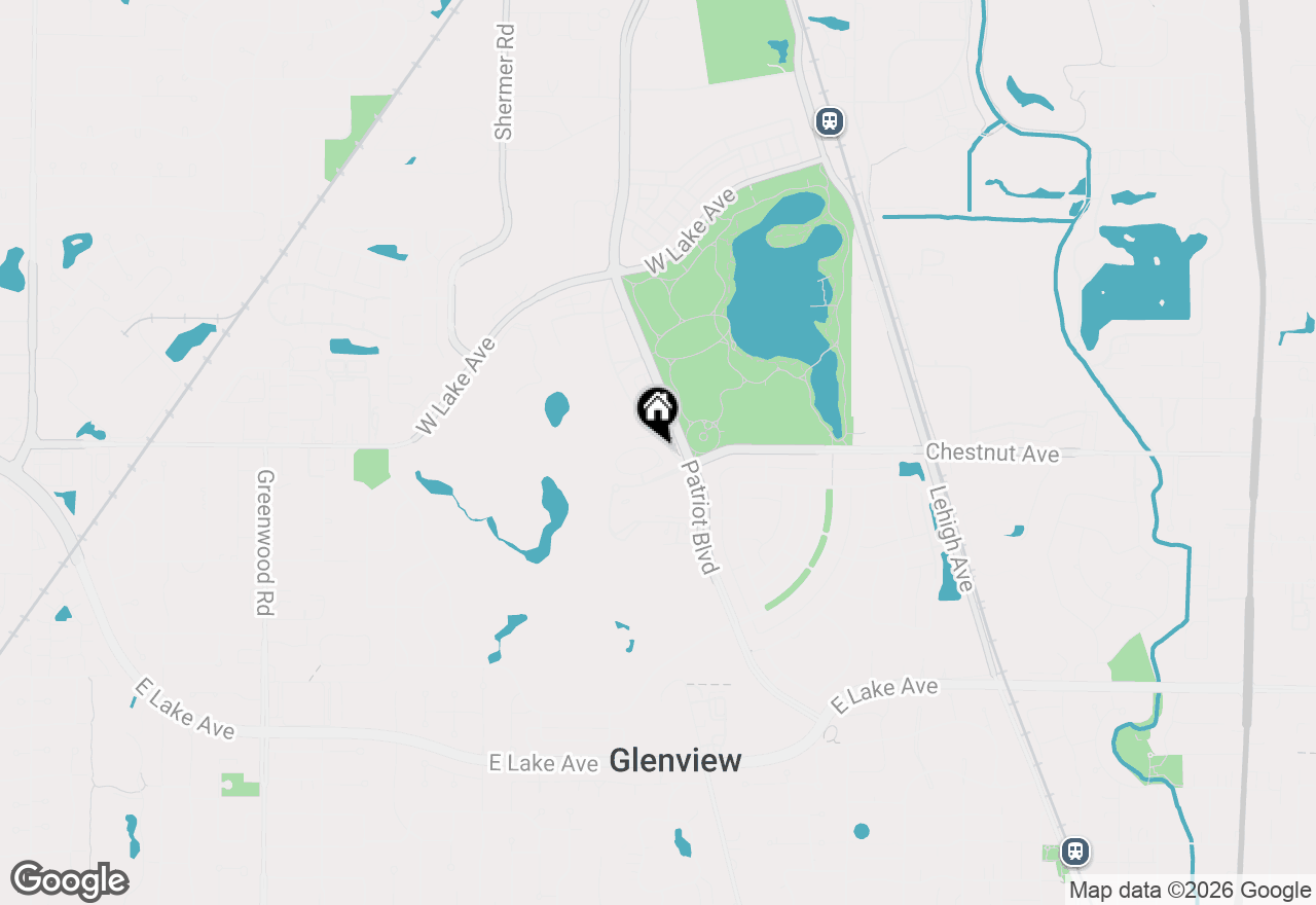 Map of 1825 Admiral Court, Glenview, IL 60026