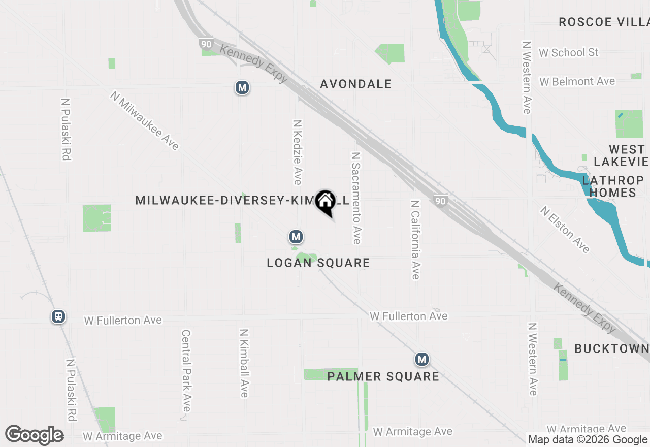 Map of 2708 N Albany Avenue, Chicago, IL 60647