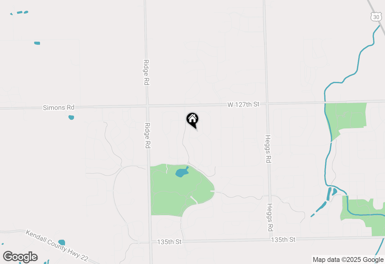 Map of 12923 Grande Pines Boulevard, Plainfield, IL 60585