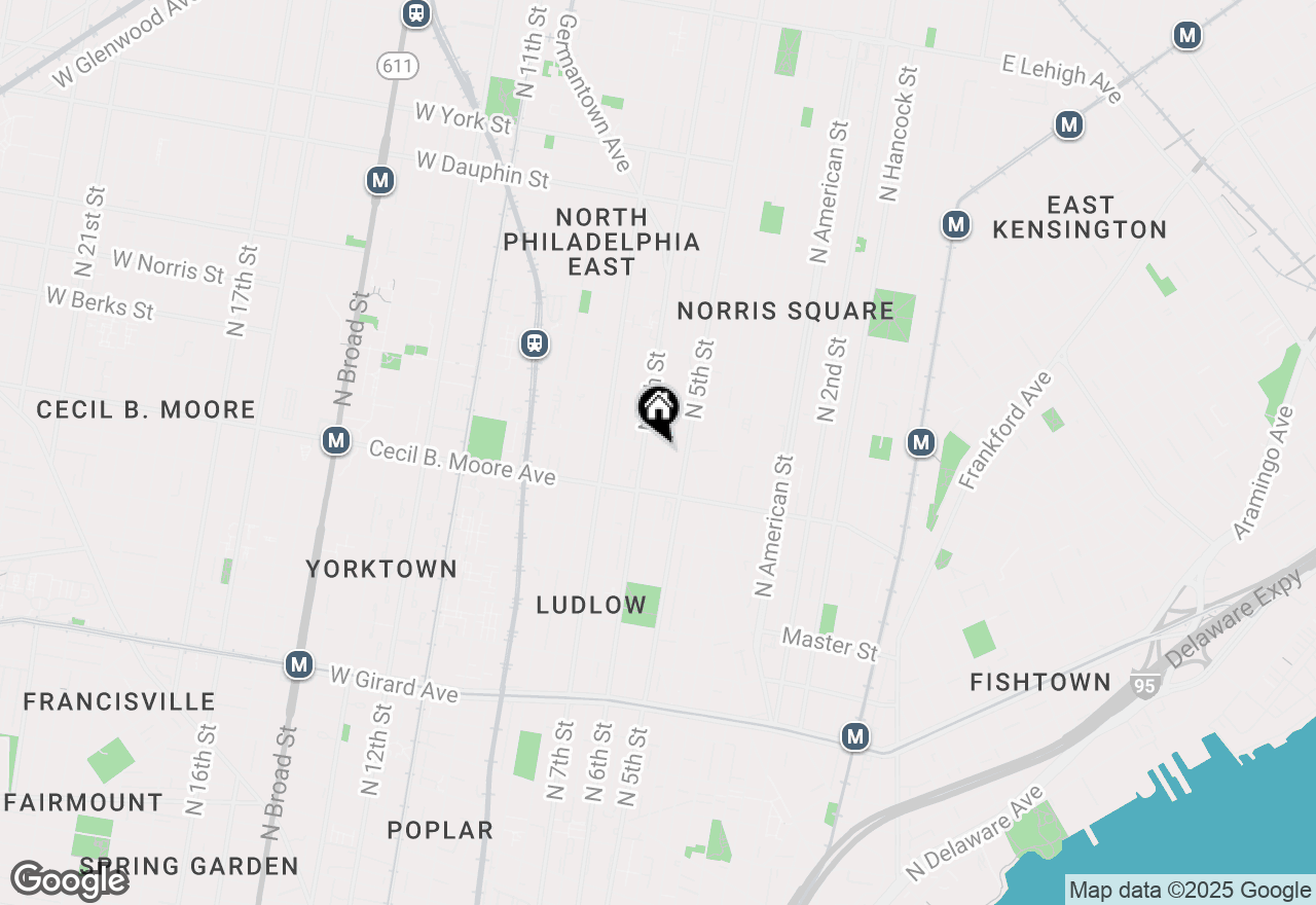 Map of 514 W Montgomery Avenue #2, Philadelphia, PA 19122
