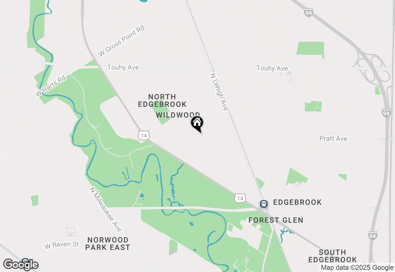 Map of 6782 N Jean Avenue, Chicago, IL 60646