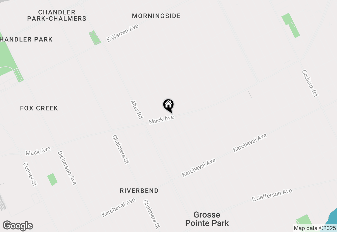 Map of 15239 Mack Avenue, Detroit, MI 48224