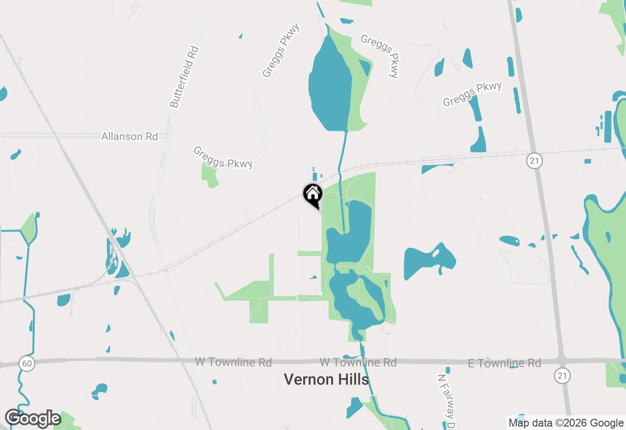 Map of 8 Echo Court #2, Vernon Hills, IL 60061