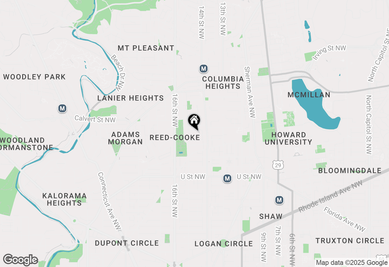 Map of 1435 Chapin Street Nw #104, Washington, DC 20009
