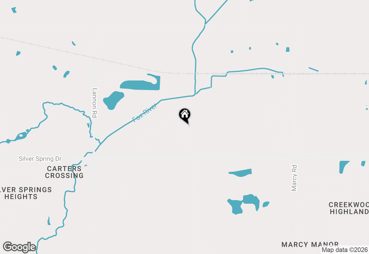 Map of W193N5790 Canary Dr, Menomonee Falls, WI 53051
