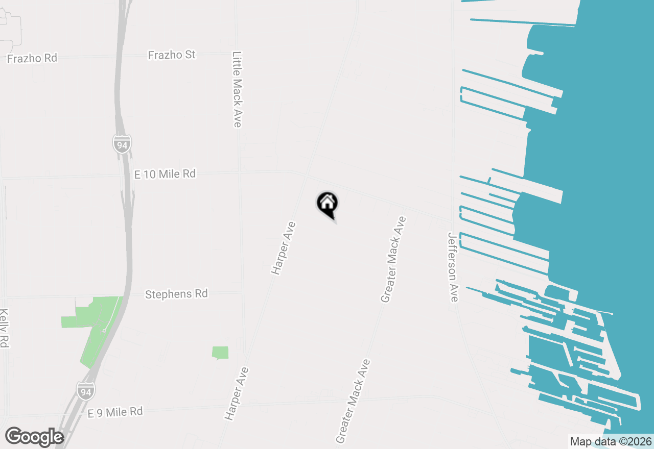 Map of 21706 Revere Street, St Clair Shores, MI 48080