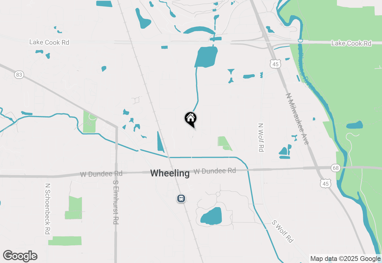 Map of 271 Northgate Parkway #1B, Wheeling, IL 60090