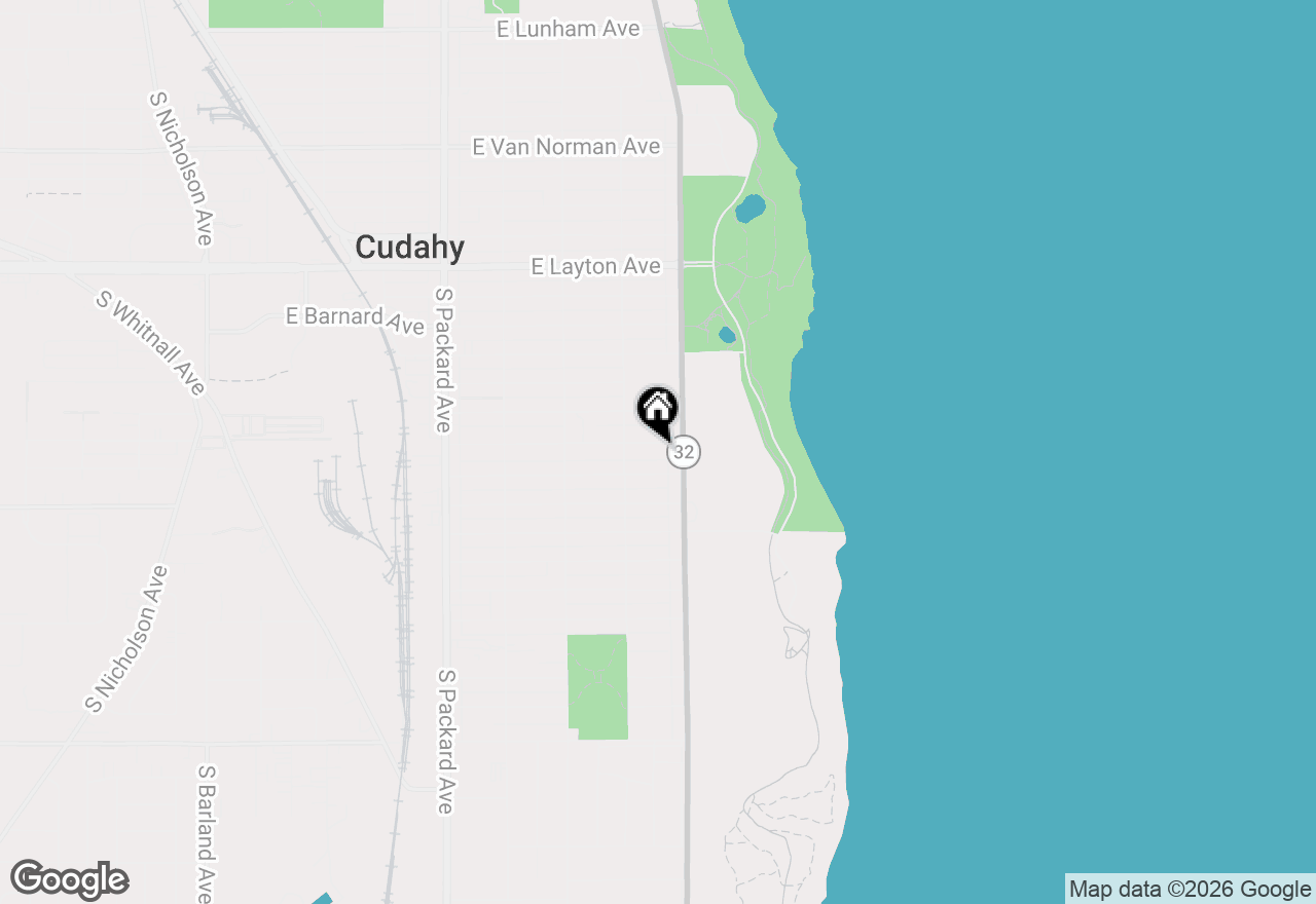 Map of 3945 E Holmes Ave, Cudahy, WI 53110
