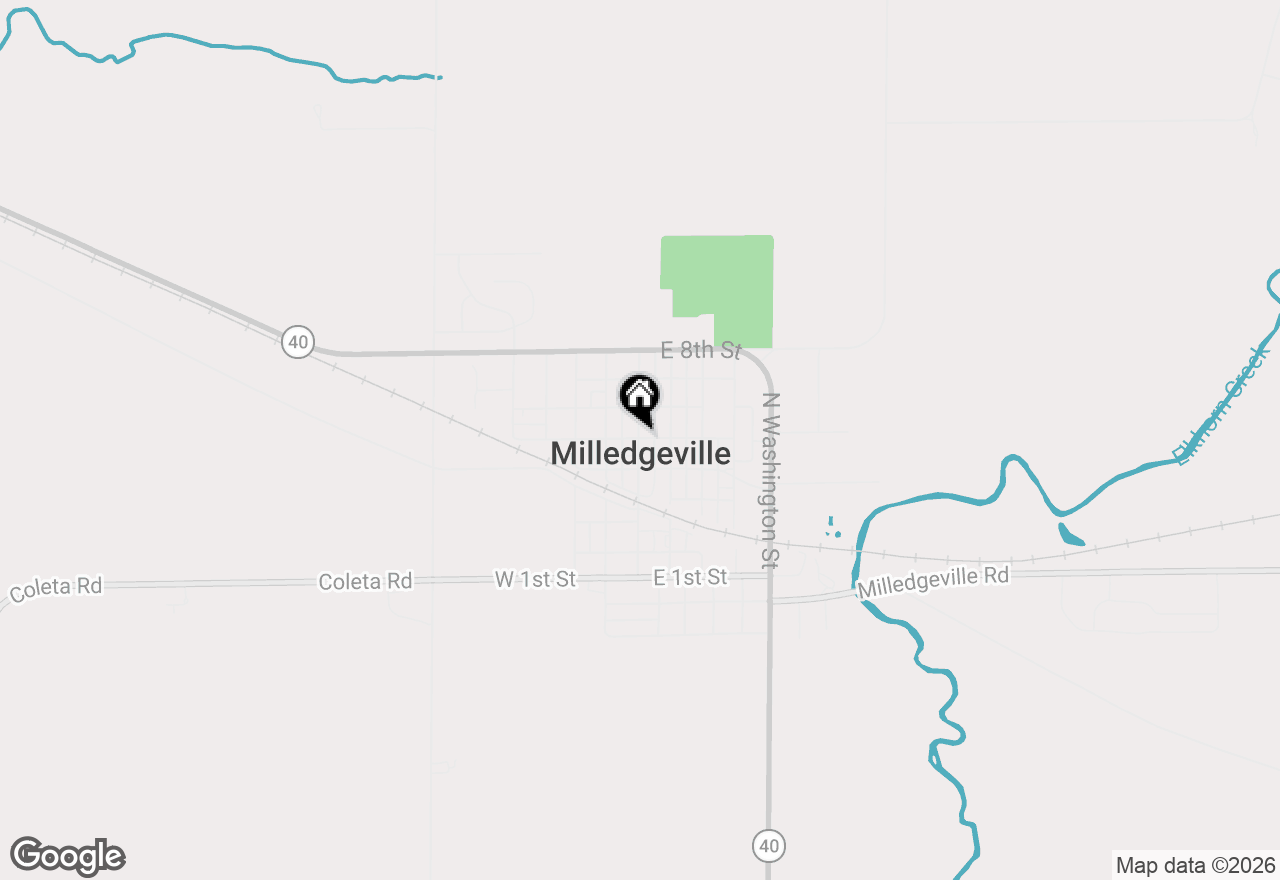 Map of 17 E 5th Street, Milledgeville, IL 61051