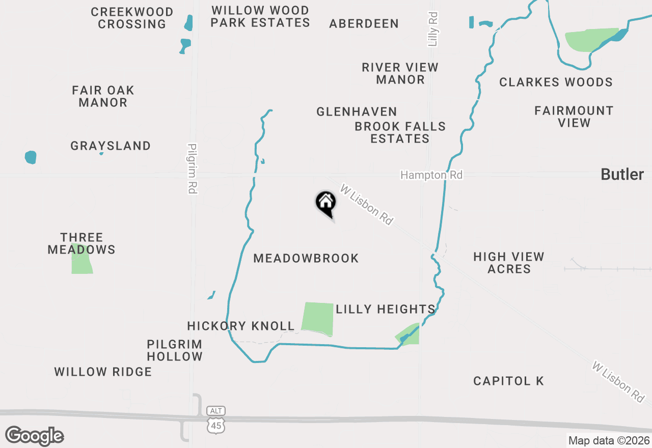 Map of 14640 Cameron Drive Lower, Brookfield, WI 53005