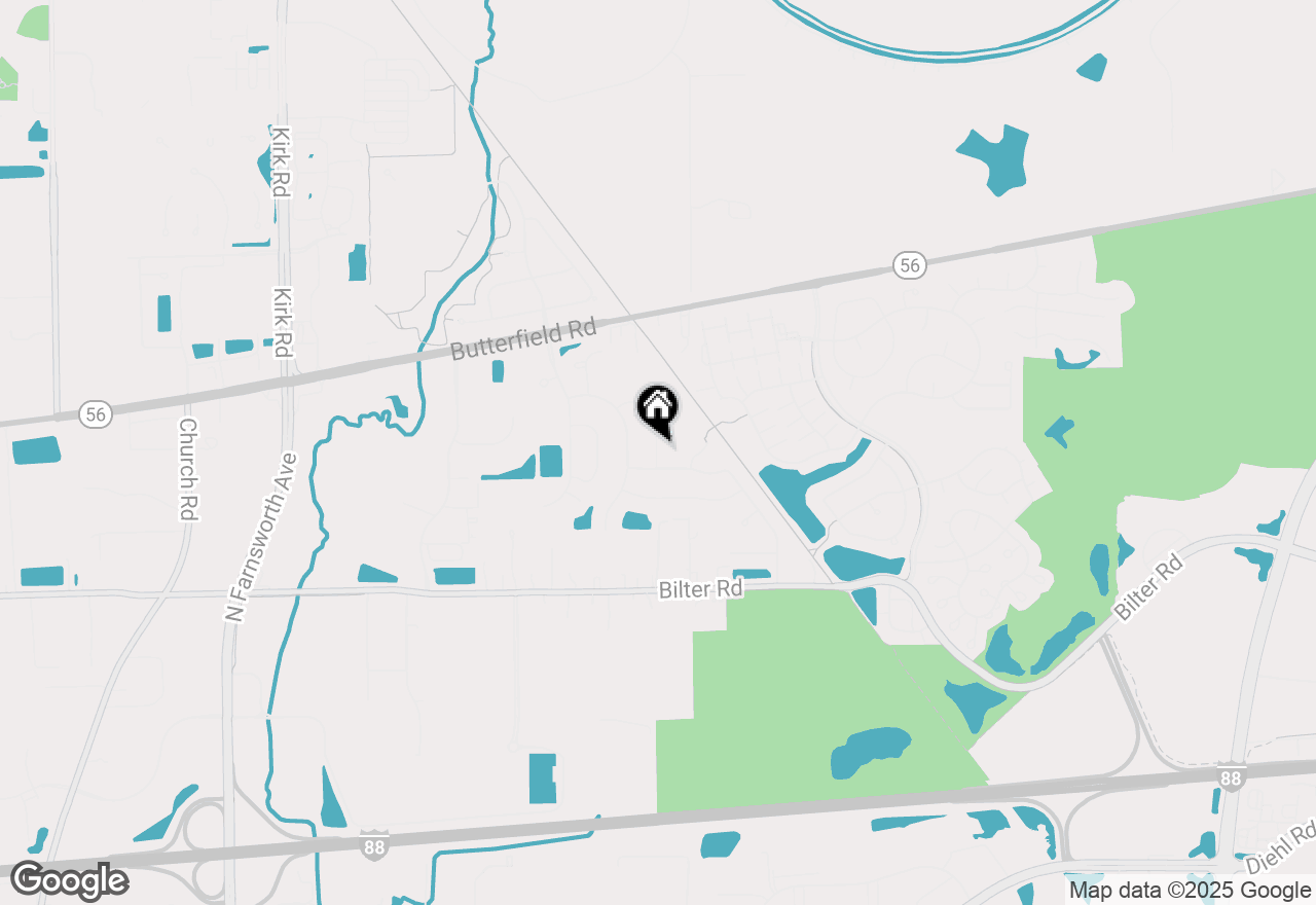 Map of 2723 Trojak Lane, Aurora, IL 60502