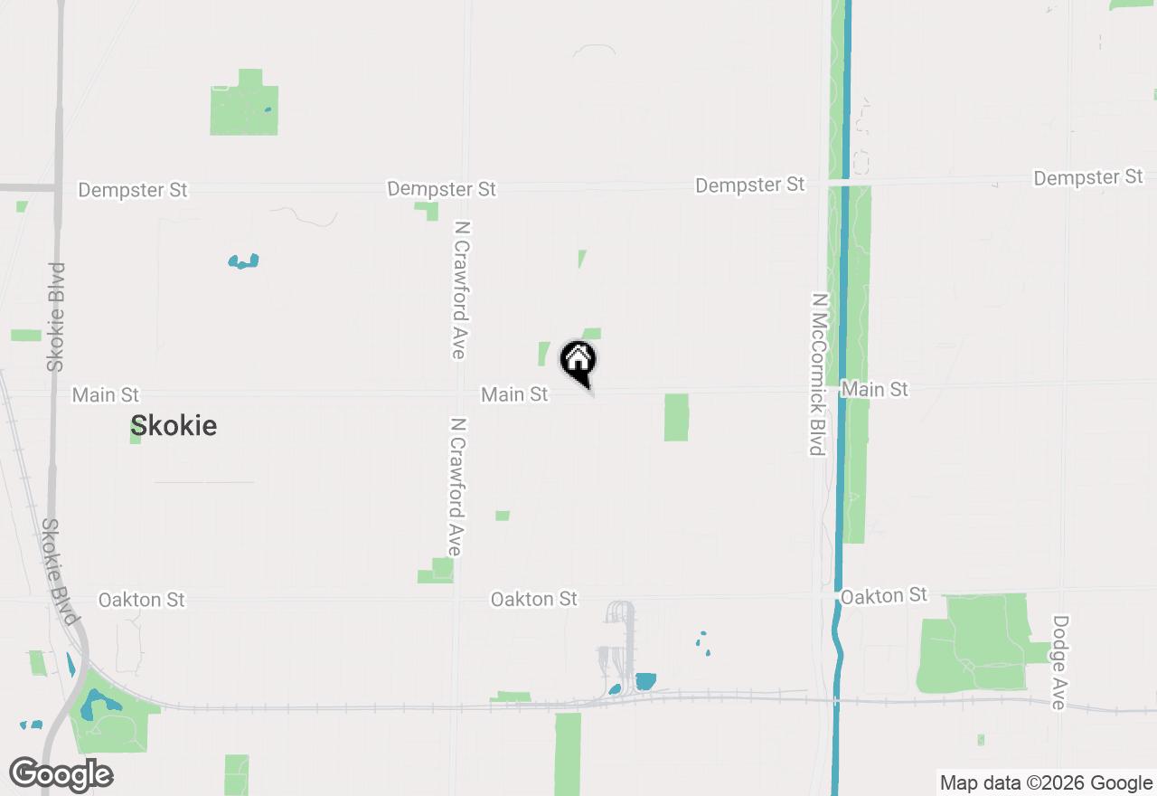 Map of 3741 Main Street, Skokie, IL 60076