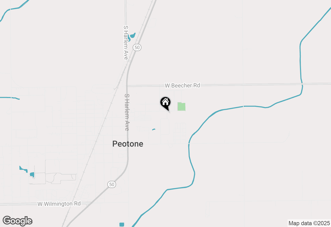 Map of 712 Hauert Street, Peotone, IL 60468