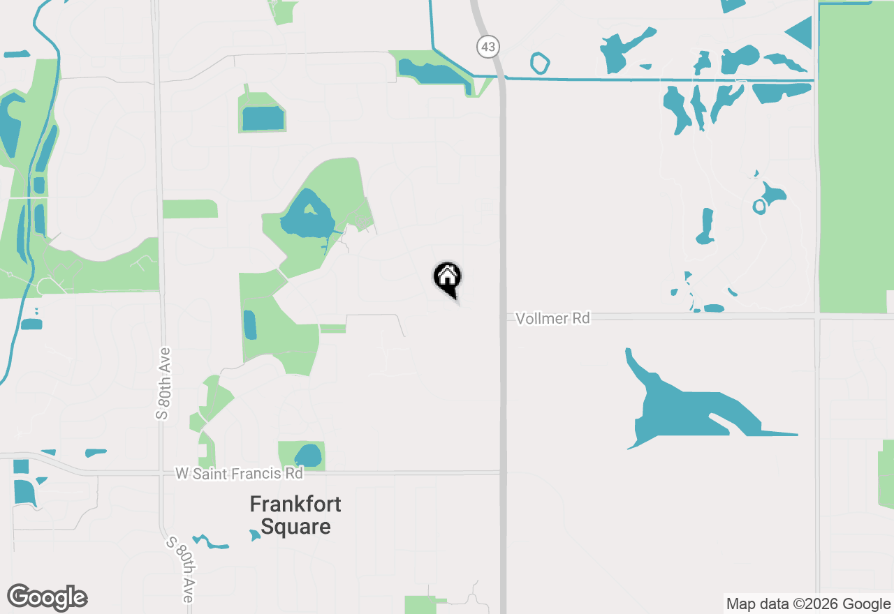 Map of 19925 S Edinburgh Lane, Frankfort, IL 60423