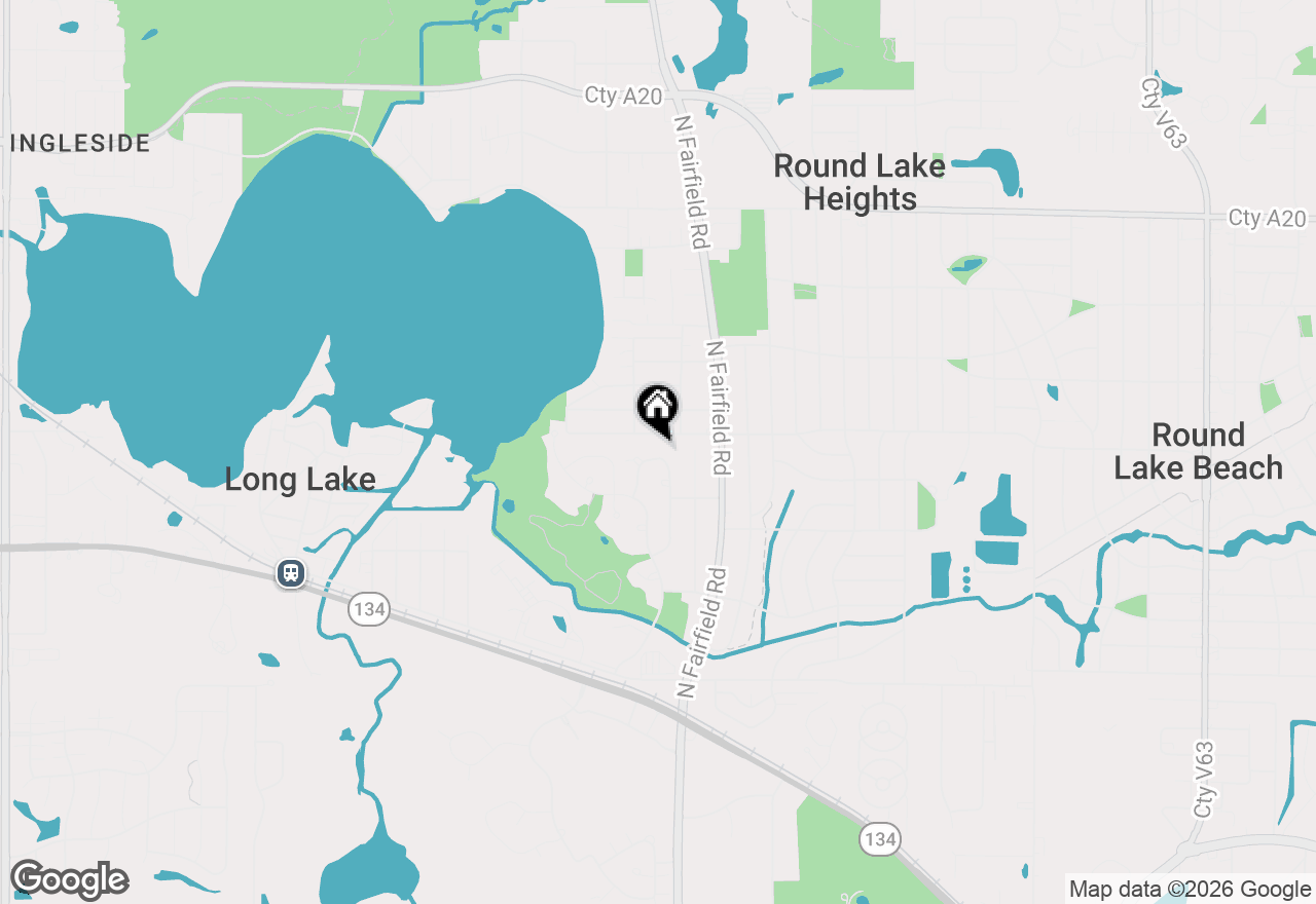 Map of 1287 N Red Oak Circle #4, Round Lake Beach, IL 60073