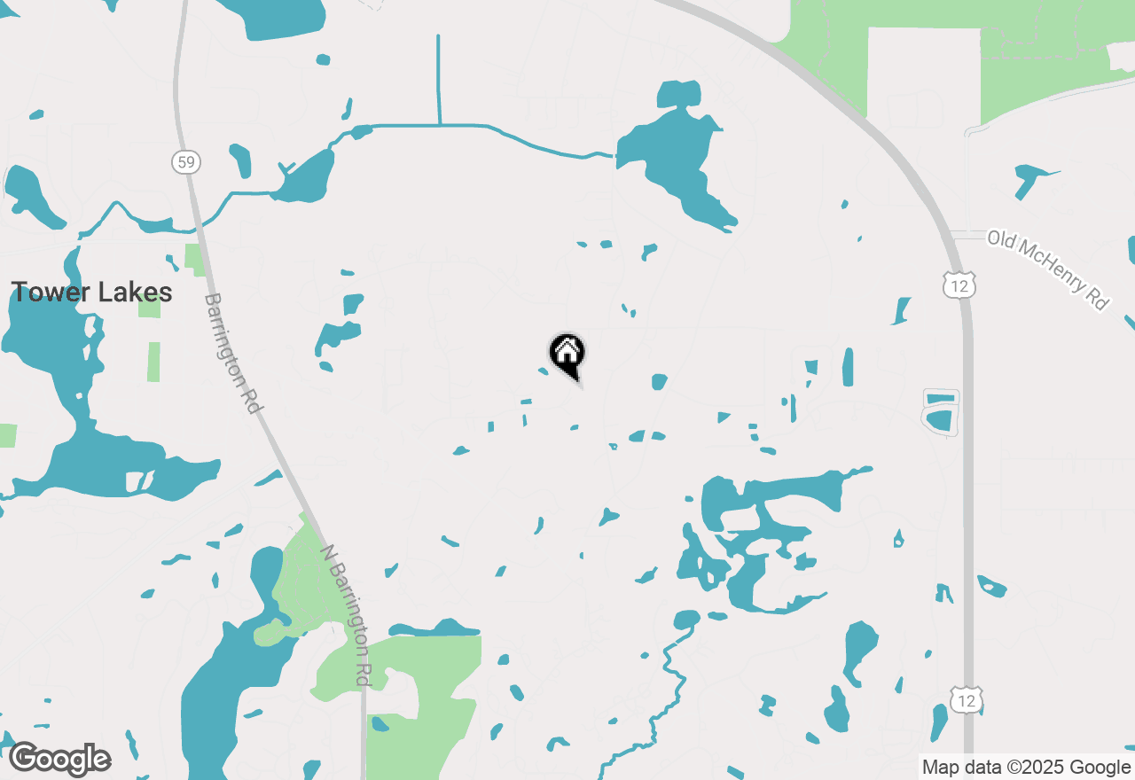 Map of 25560 W Tara Drive, Barrington, IL 60010