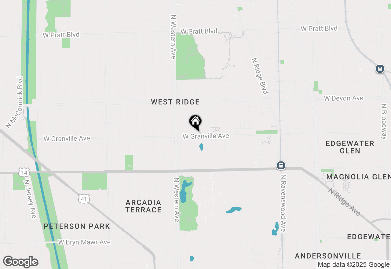 Map of 6203 N Oakley Street #3, Chicago, IL 60659