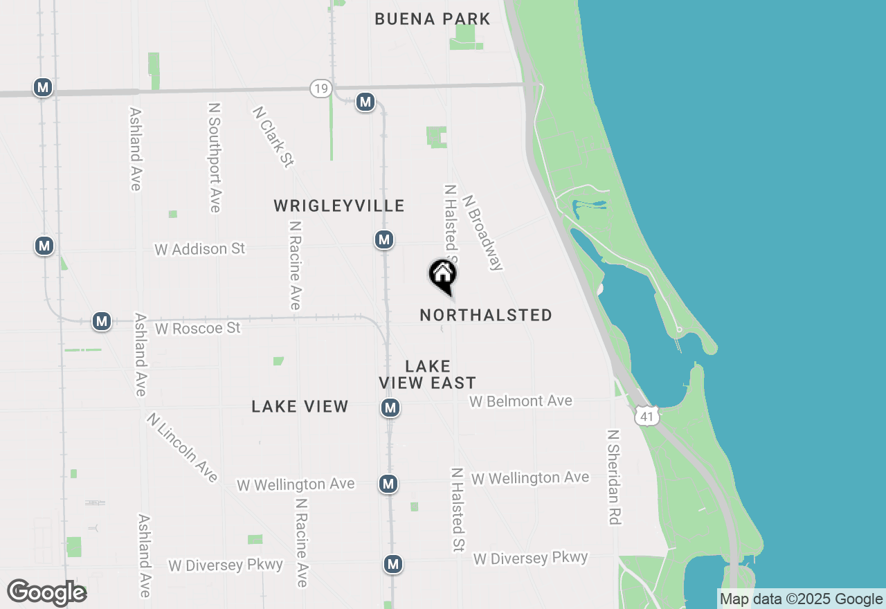 Map of 829 W Newport Avenue #2, Chicago, IL 60657