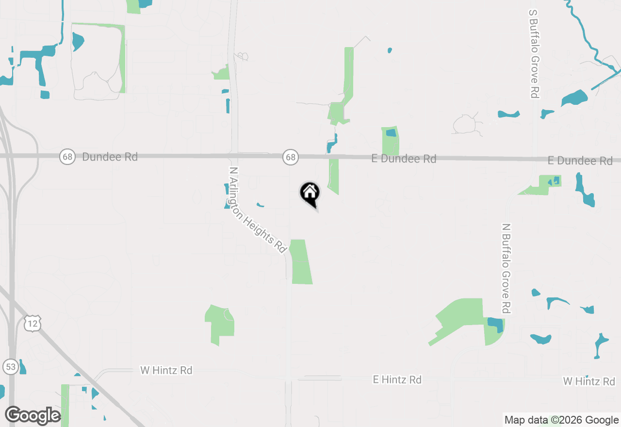 Map of 1115 Miller Lane #104, Buffalo Grove, IL 60089