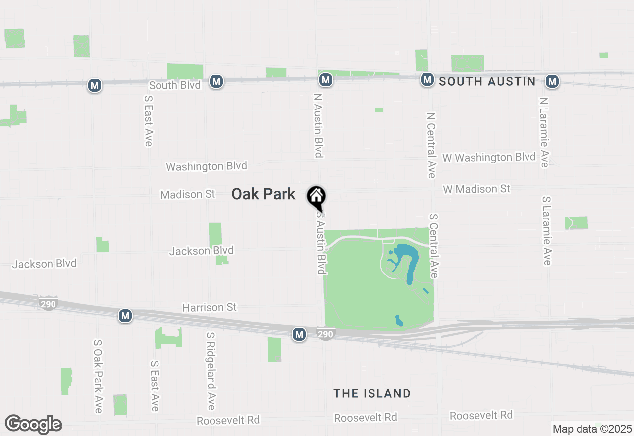 Map of 120 S Austin Boulevard #B, Oak Park, IL 60304