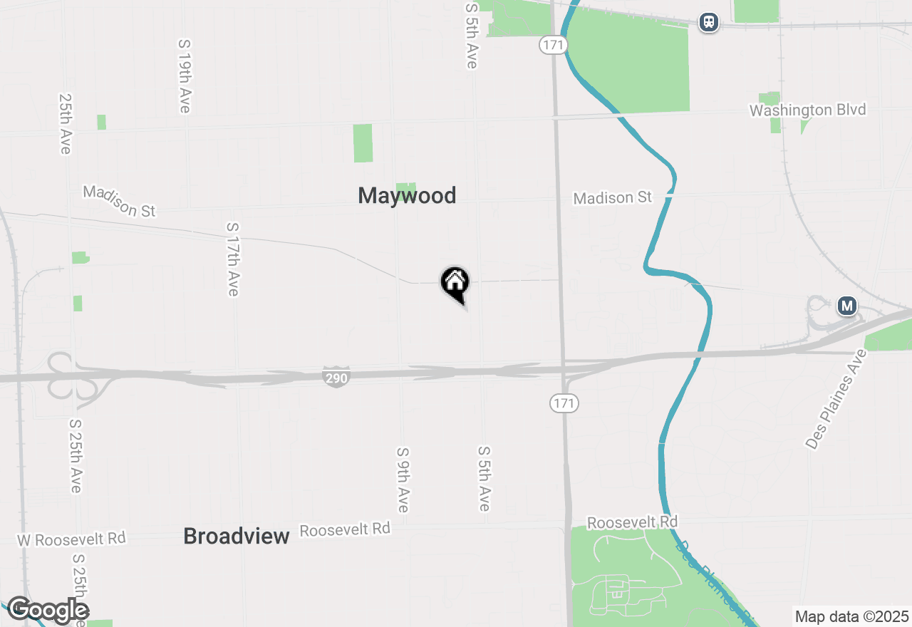 Map of 1510 S 6th Avenue, Maywood, IL 60153