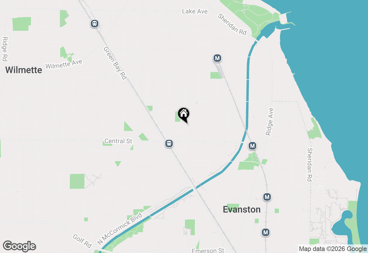 Map of 2646 Eastwood Avenue, Evanston, IL 60201