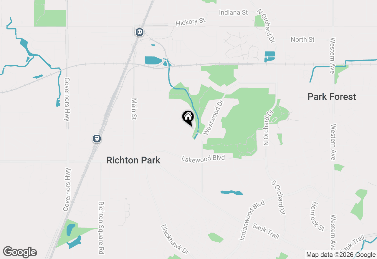 Map of 305 Winnebago Street, Park Forest, IL 60466