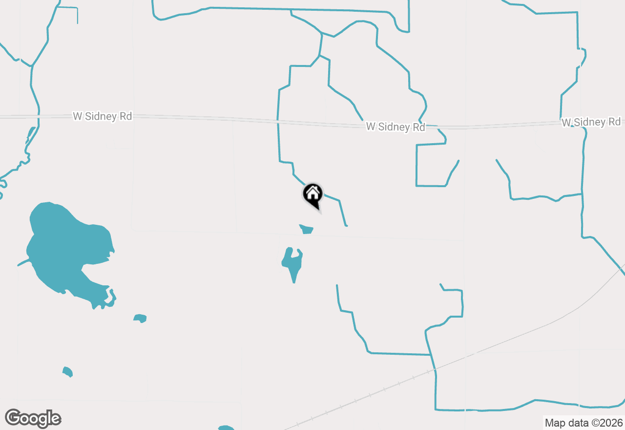 Map of 4654 W Woods Road, Sidney, MI 48885