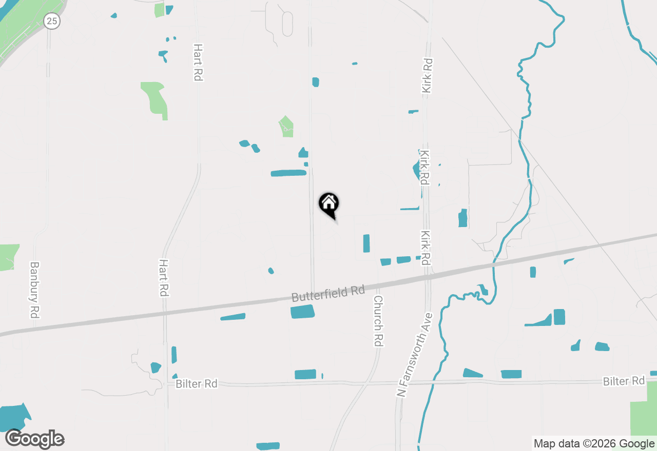 Map of 3075 Abbey Circle, Aurora, IL 60504