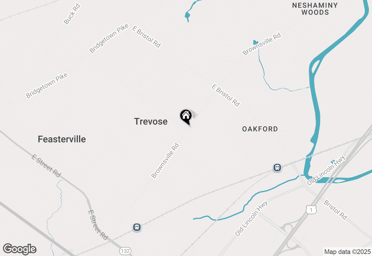 Map of 1804 Brownsville Road, Feasterville Trevose, PA 19053
