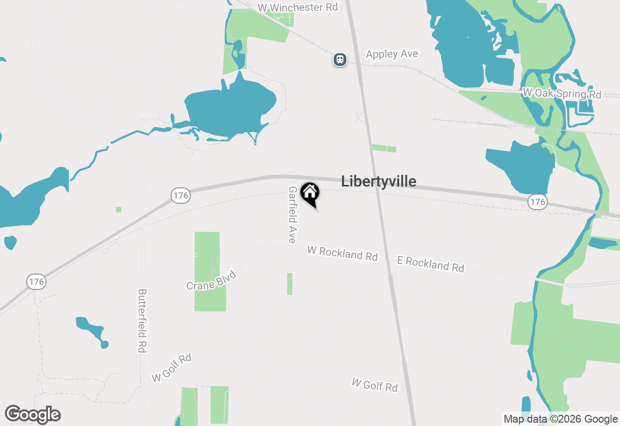 Map of 407 Mckinley Avenue, Libertyville, IL 60048